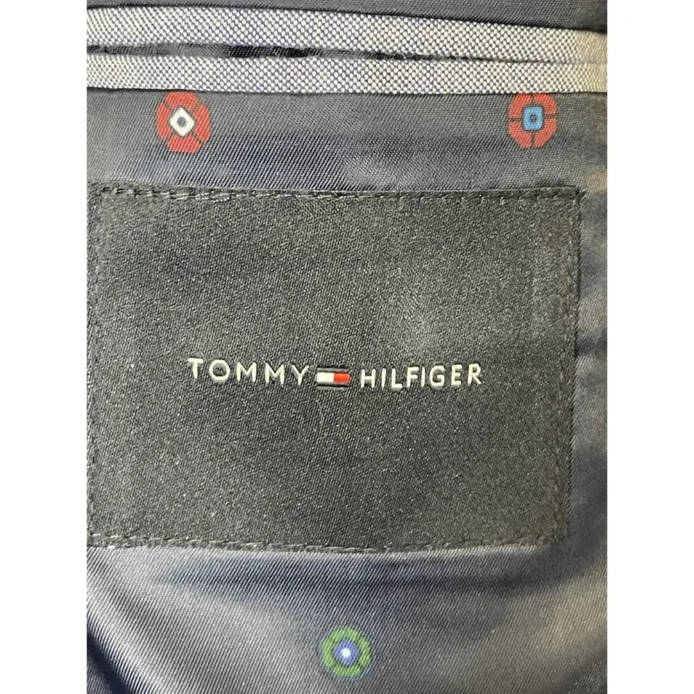 Tommy Hilfiger Blazer Mens‎ 42S Gray Two Button Notch Lapel Sport Coat Stretch